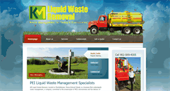 Desktop Screenshot of kmliquidwasteremoval.com
